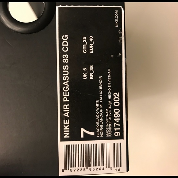 Comme des Garçons Nike Air Pegasus 83 CDG The Met - Picture 6 of 8